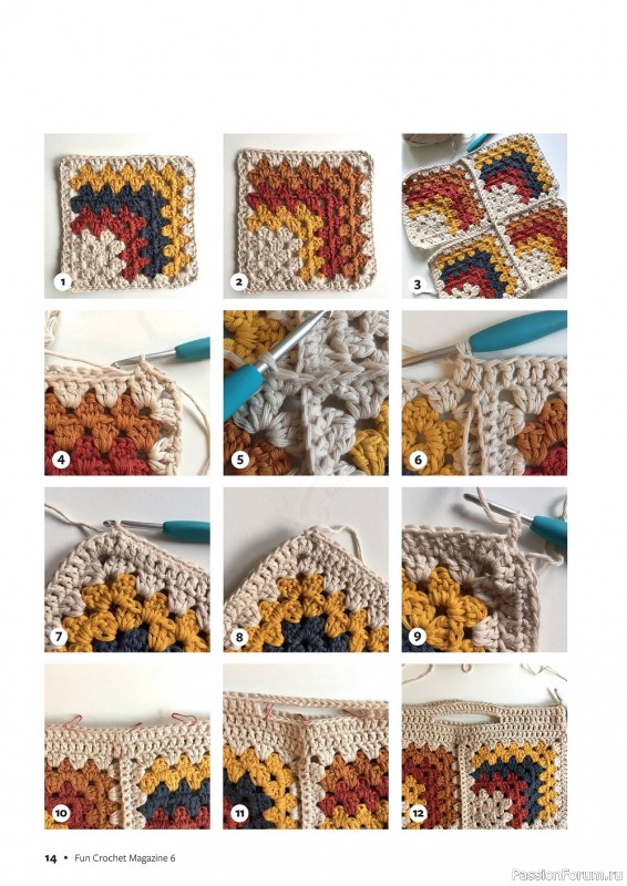 Вязаные проекты крючком в журнале «Fun Crochet Magazine №6 2022»