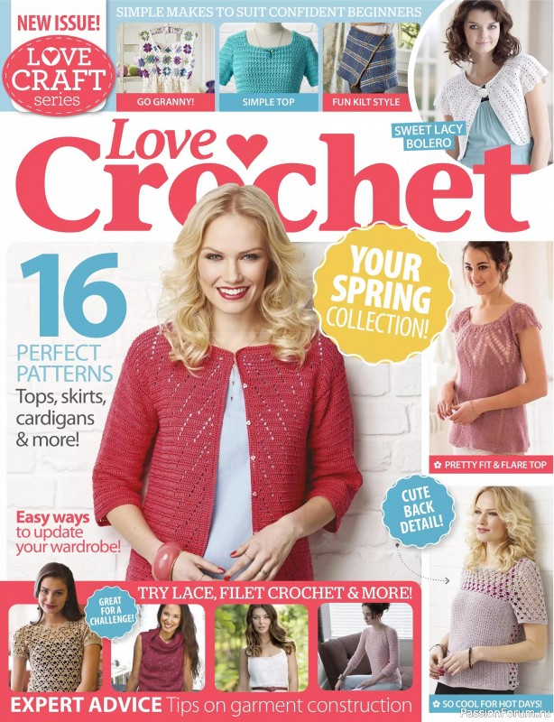 Вязаные проекты крючком в журнале &laquo;Love Crochet №32 2026&raquo;