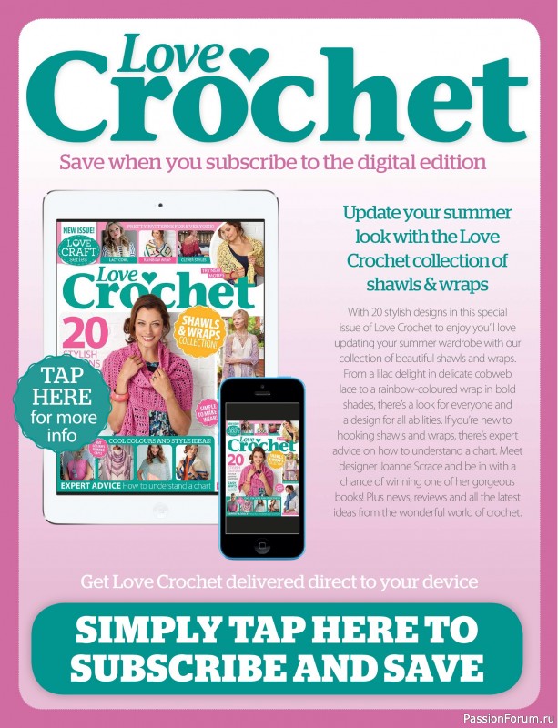 Вязаные проекты крючком в журнале «Love Crochet №36 2026»