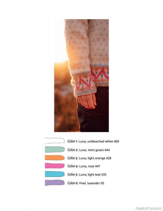 Вязаные проекты в книге «Happy Nordic Knits»