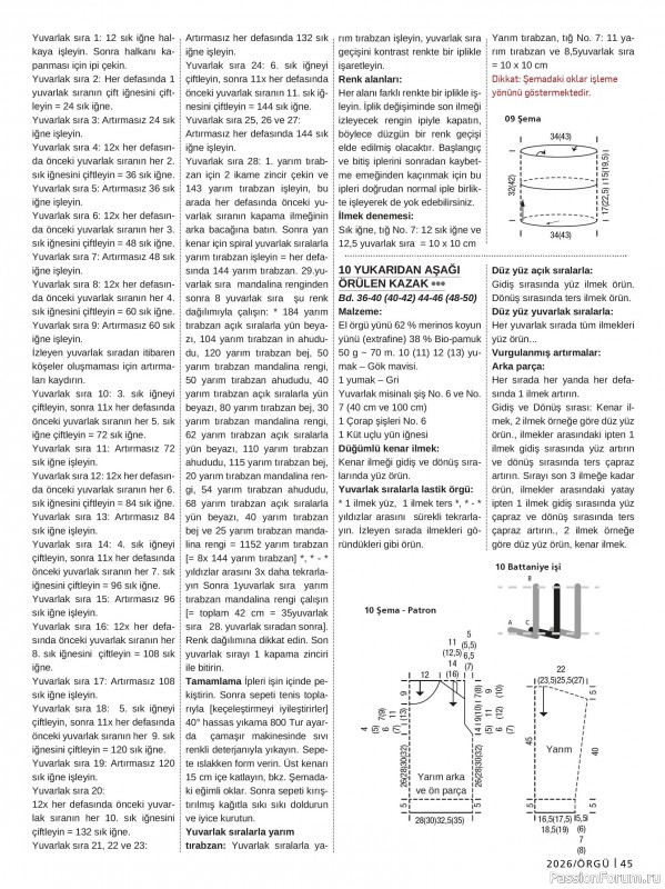 Вязаные проекты в журнале &laquo;Burda Orgu №2 2026&raquo;