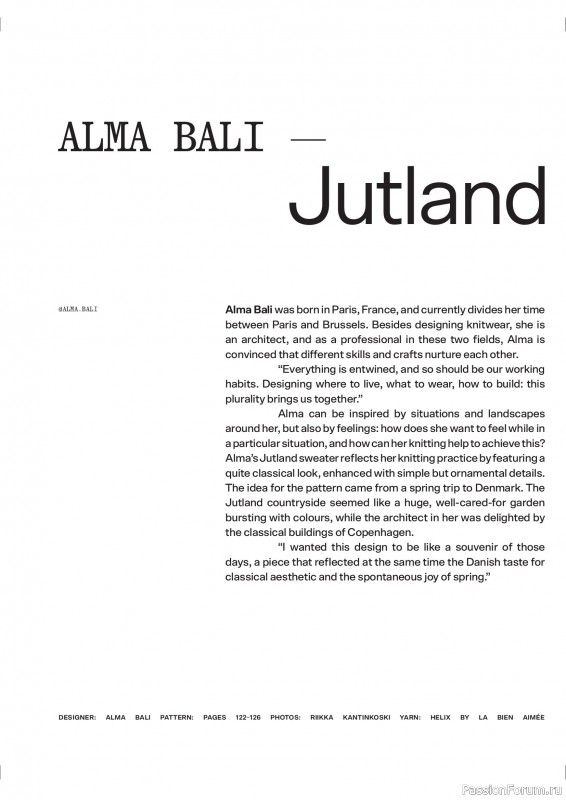 Вязаные проекты в журнале «Laine Magazine №26 2025».