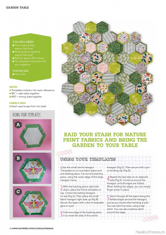 Коллекция проектов для рукодельниц в журнале «Love Patchwork & Quilting №153 2025»