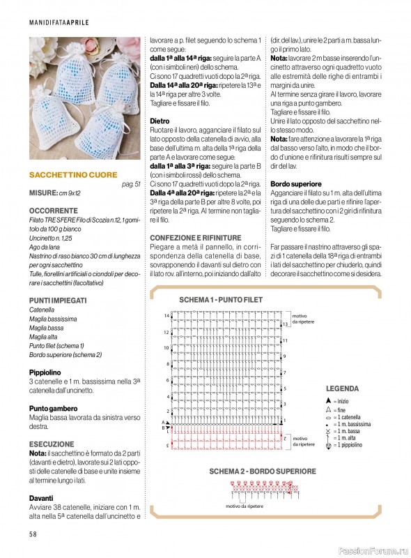 Коллекция проектов для рукодельниц в журнале &laquo;Mani di Fata - Aprile 2026&raquo;