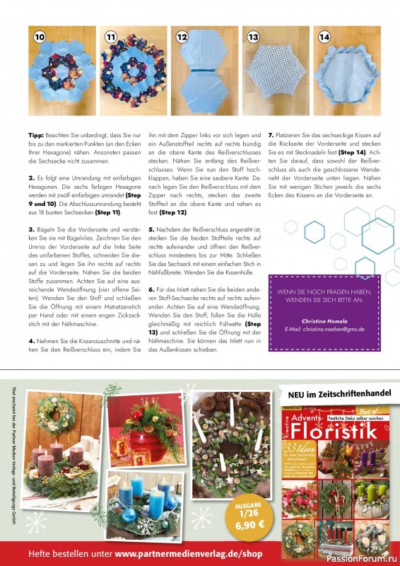 Коллекция проектов для рукодельниц в журнале «Nähen & Patchwork №6 2026»