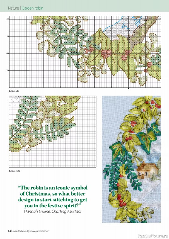 Коллекция вышивки в журнале «Cross Stitch Gold - Christmas 2024»
