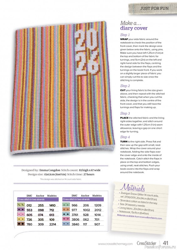 Коллекция вышивки в журнале «CrossStitcher №430 2025»