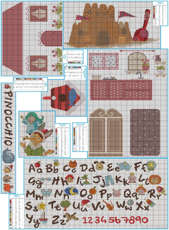 Коллекция вышивки в журнале &laquo;Profilo Punto Croce Bebe №1 2026&raquo;