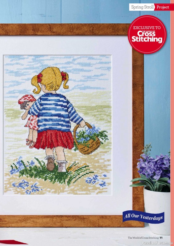 Коллекция вышивки в журнале &laquo;The World of Cross Stitching №371 2026&raquo;