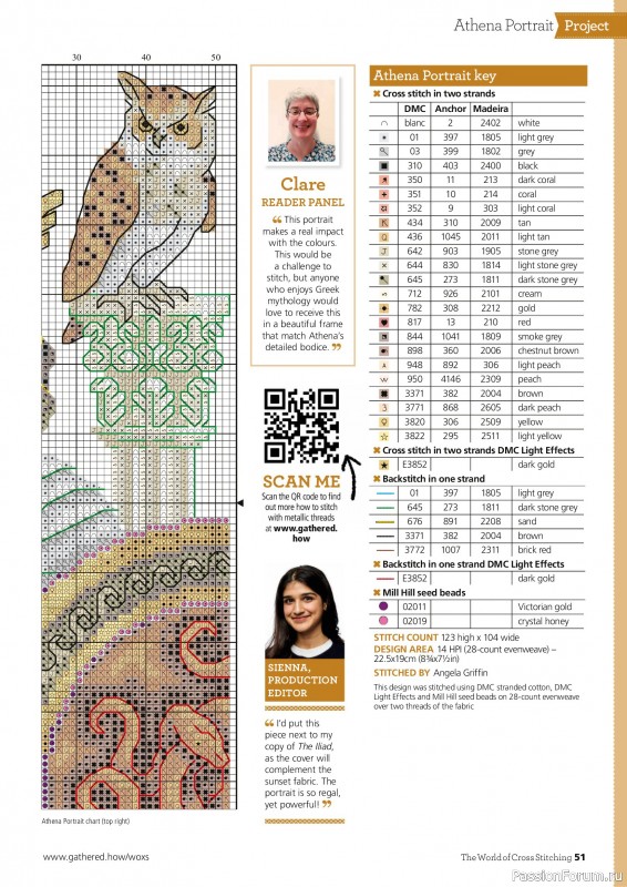 Коллекция вышивки в журнале «The World of Cross Stitching Special №366 2025»