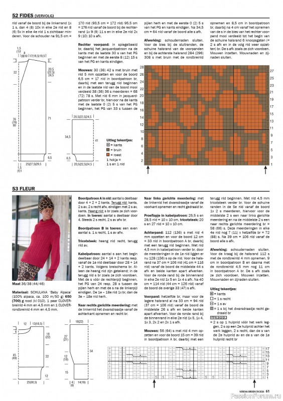 Вязаные модели в журнале «Verena №59 2026 Nederland»