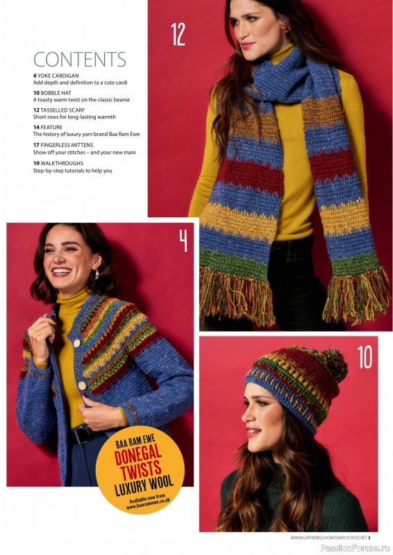 Вязаные проекты крючком в журнале «Simply Crochet №166 2025»