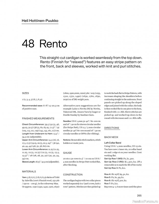 Вязаные проекты в книге &laquo;52 weeks of Sweater&raquo;. Часть 3