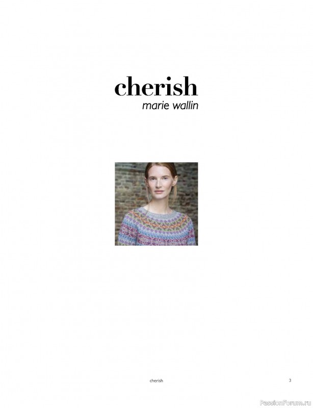 Вязаные проекты в книге «Cherish»