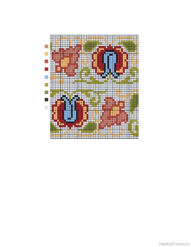 Вязаные проекты в книге &laquo;Вышиваем крестом скатерти, салфетки, рушники&raquo;. Часть 2