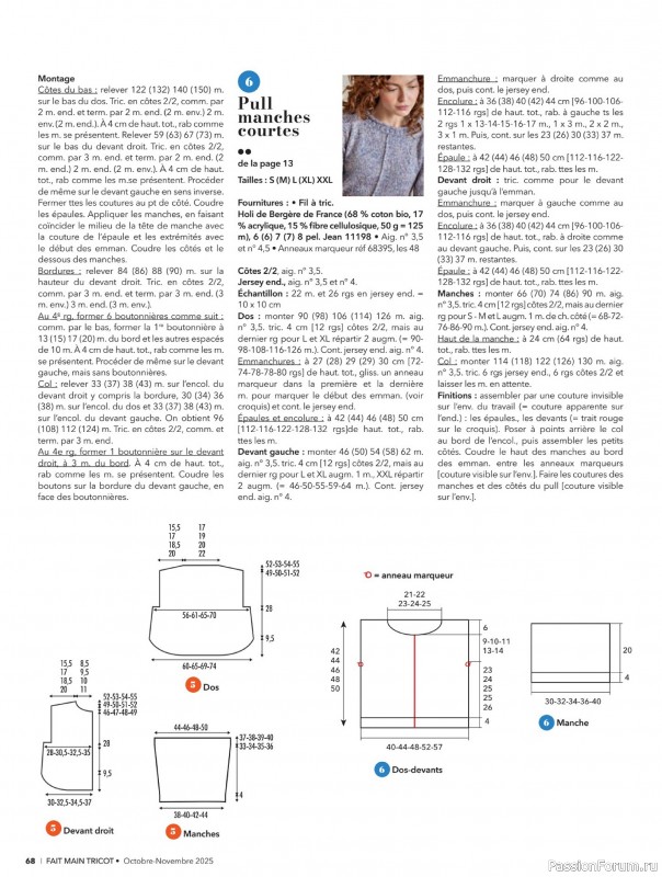 Вязаные проекты в журнале &laquo;Fait Main Tricot №57 2025&raquo;