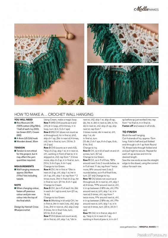 Коллекция проектов для рукодельниц в журнале &laquo;Mollie Makes - Mindful Crafting 2026&raquo;