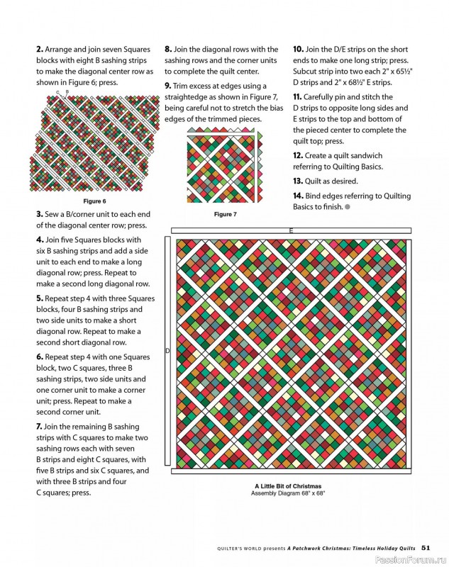 Коллекция проектов для рукодельниц в журнале «Quilter's World Special Edition - Christmas 2025»