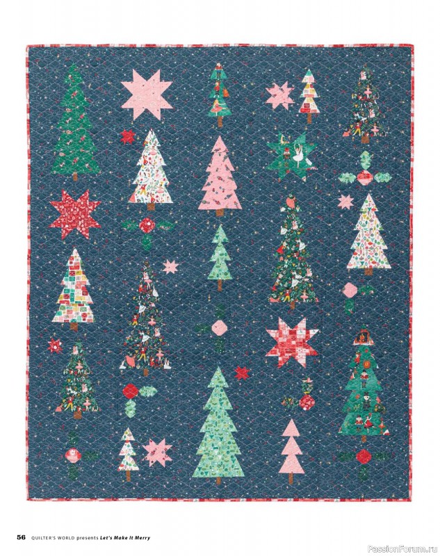 Коллекция проектов для рукодельниц в журнале «Quilter’s World Specials: Let's Make It Merry 2026»
