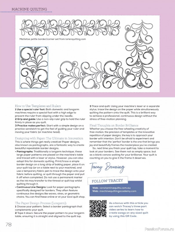 Коллекция проектов для рукодельниц в журнале «Quilters Companion №136 2025»