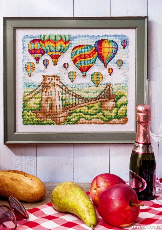 Коллекция вышивки в журнале «Cross Stitch Gold - Scenery Collection 2022»