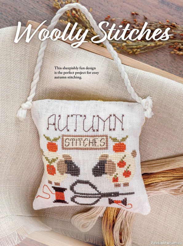 Коллекция вышивки в журнале «Just CrossStitch - Autumn 2025»