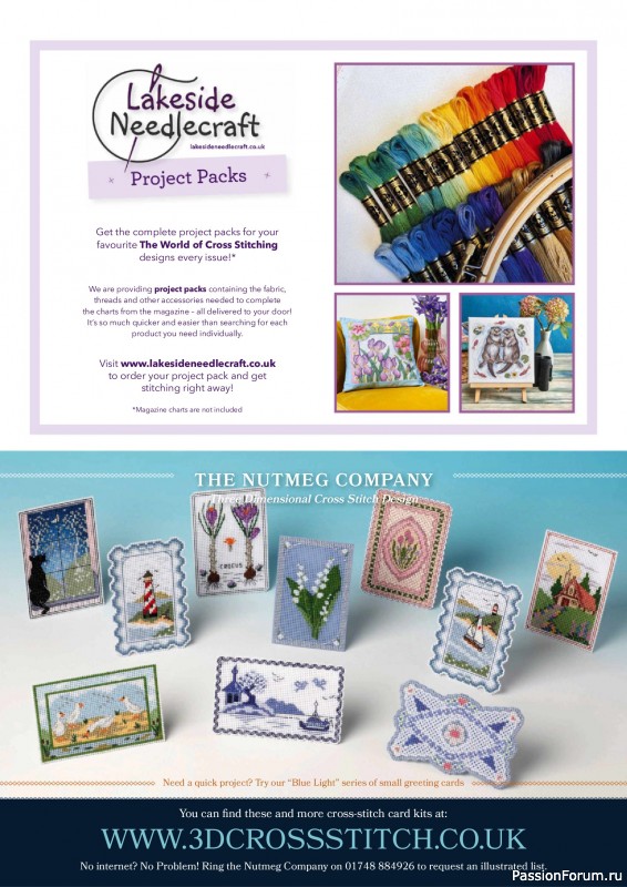 Коллекция вышивки в журнале &laquo;The World of Cross Stitching №370 2026&raquo;