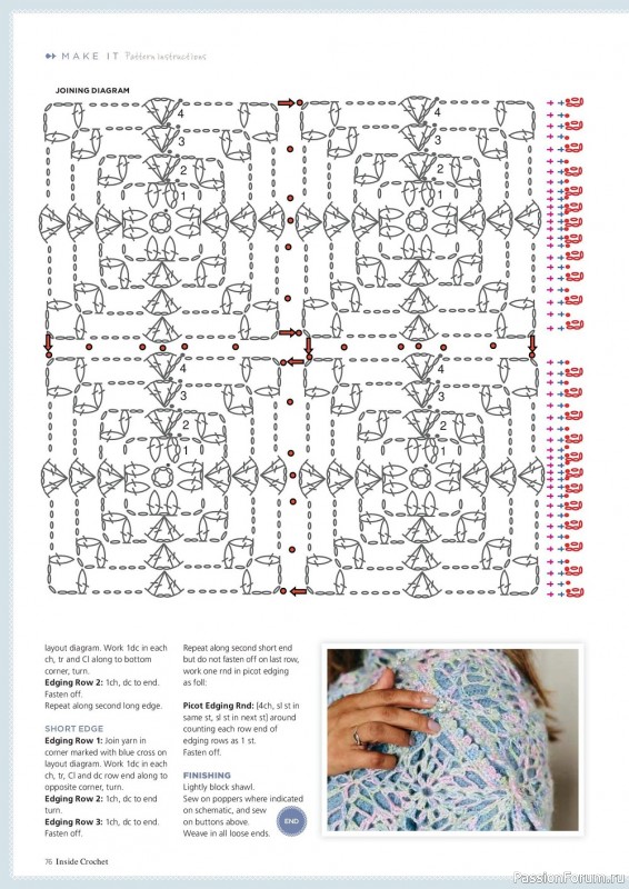 Вязаные модели крючком в журнале «Inside Crochet №154 2023»