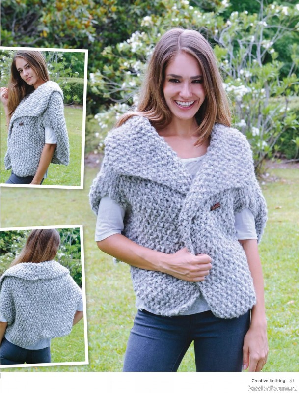 Вязаные модели спицами в журнале &laquo;Creative Knitting №91 2025&raquo;