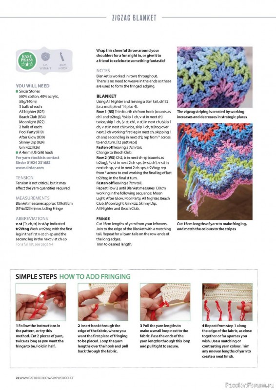 Вязаные проекты крючком в журнале «Simply Crochet №125 2022»