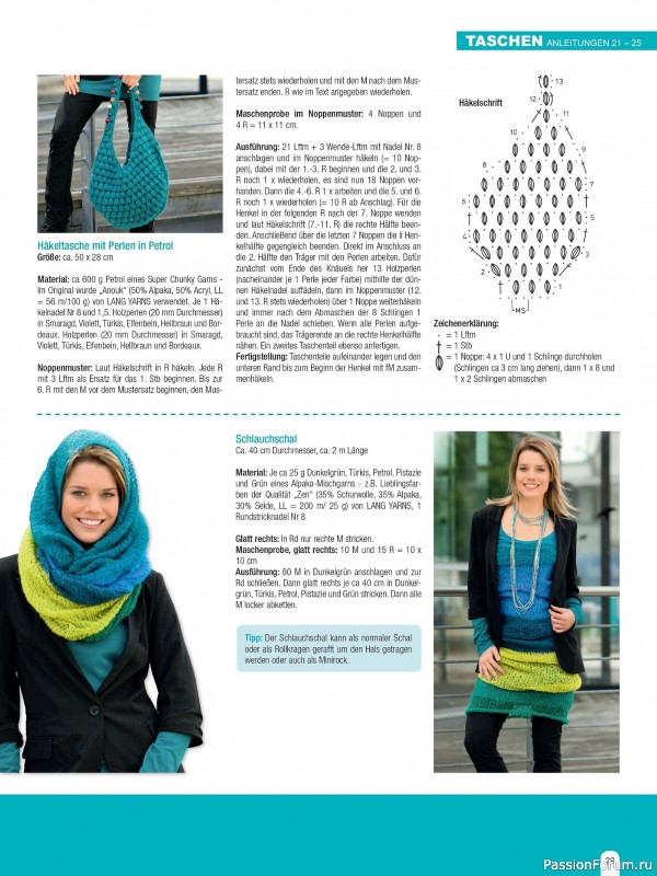Вязаные проекты спицами в журнале «Hundert Seiten voller Ideen №4 2025»