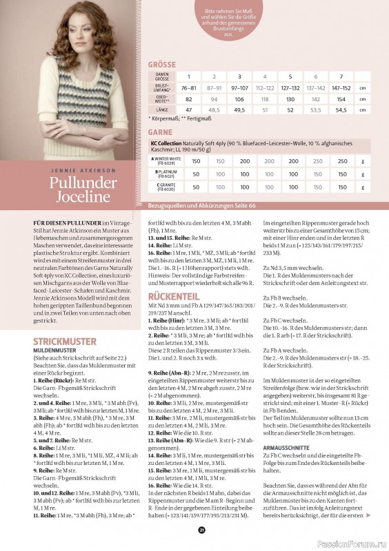Вязаные проекты спицами в журнале «The Knitter №70 2024»