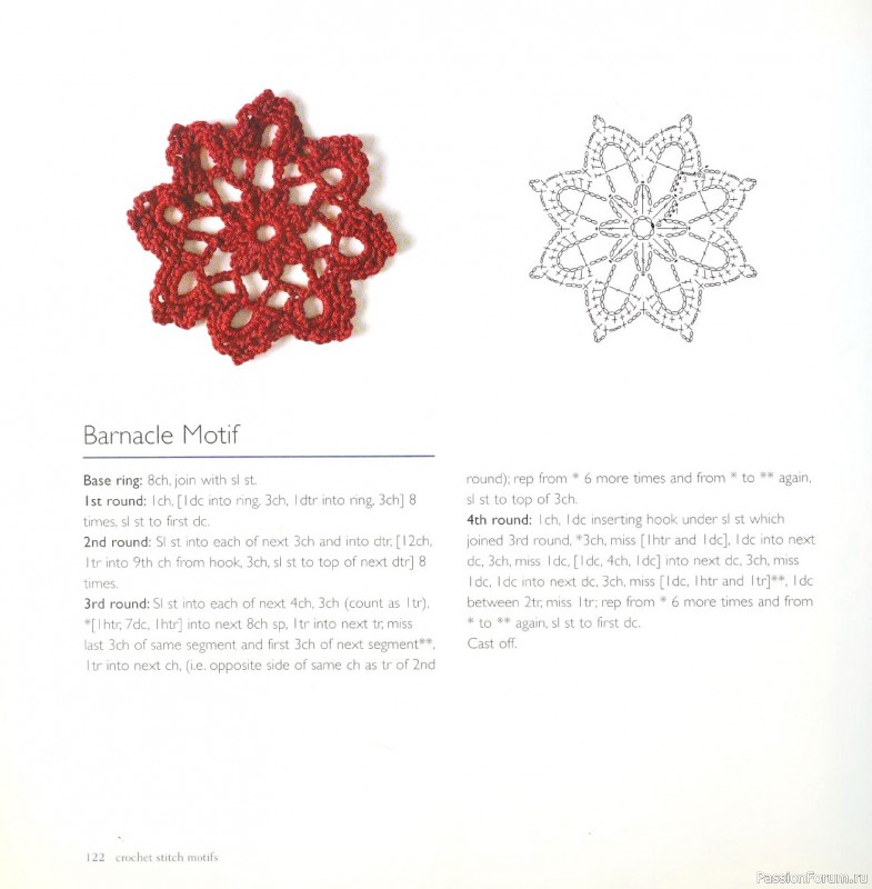 Вязаные проекты в книге &laquo;Crochet Stitch Motifs&raquo;.
