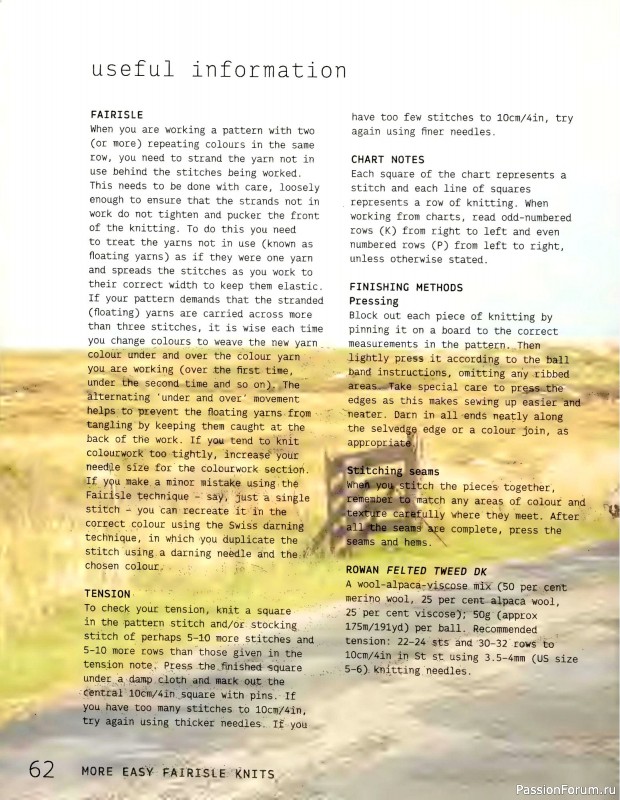 Вязаные проекты в книге «More Easy Fairisle Knits».