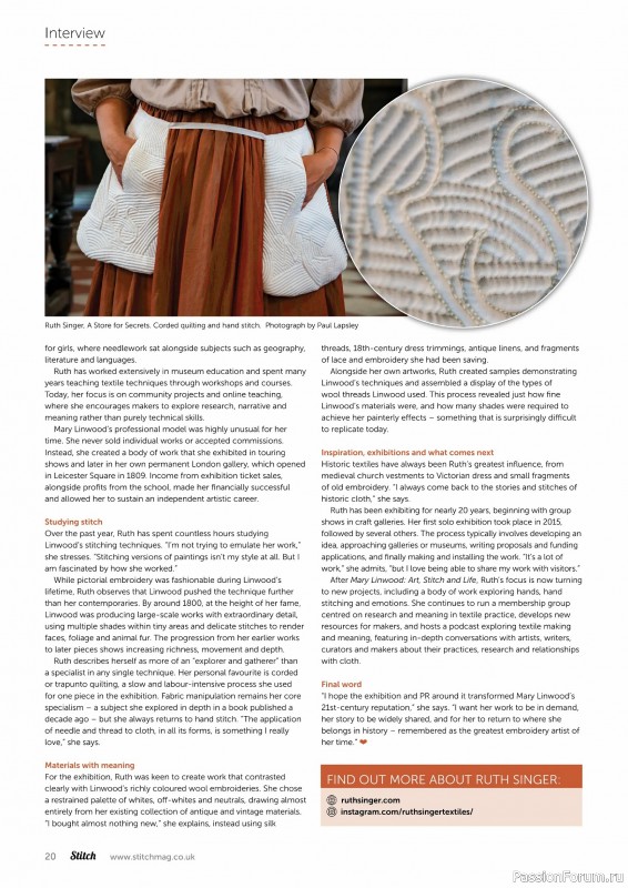 Коллекция проектов для рукодельниц в журнале «Stitch Magazine №160 2026»