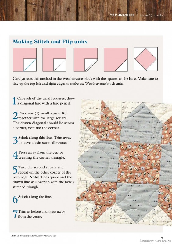 Коллекция проектов для рукодельниц в журнале «Todays Quilter №135 2025»