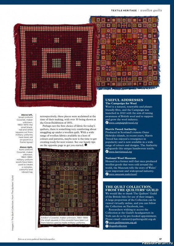 Коллекция проектов для рукодельниц в журнале &laquo;Todays Quilter №136 2026&raquo;