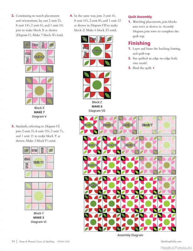 Коллекция проектов в журнале &laquo;Fons & Porter's Love of Quilting - Spring 2026&raquo;