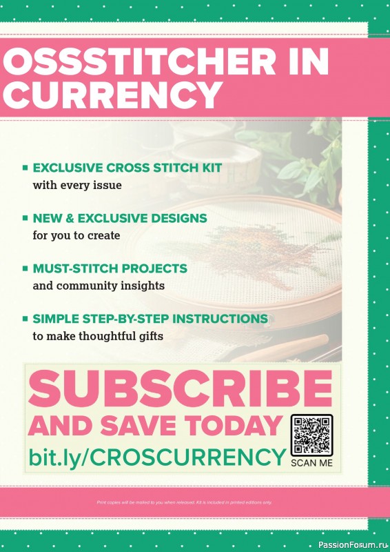 Коллекция вышивки в журнале &laquo;CrossStitcher №433 2026&raquo;