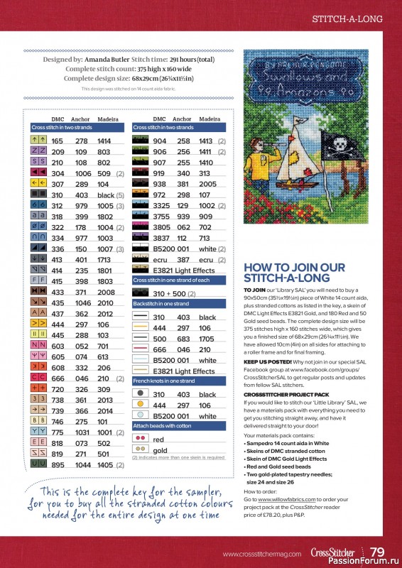 Коллекция вышивки в журнале &laquo;CrossStitcher №435 2026&raquo;