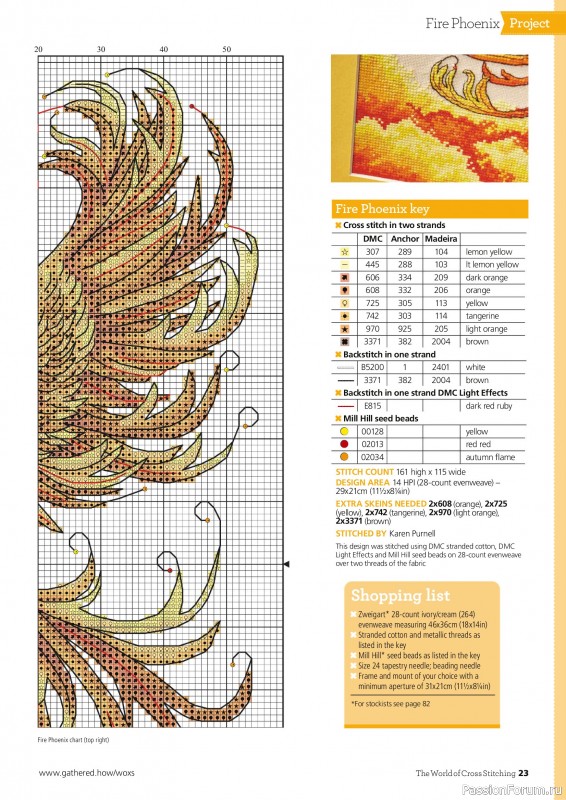 Коллекция вышивки в журнале &laquo;The World of Cross Stitching №368 2025&raquo;
