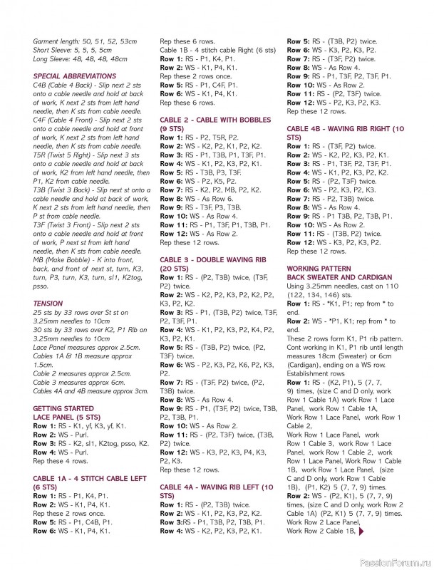 Вязаные модели спицами в журнале «Australian Knitting – Vol.17 №3 2025»