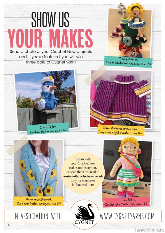 Вязаные проекты крючком в журнале «Crochet Now №125 2025»
