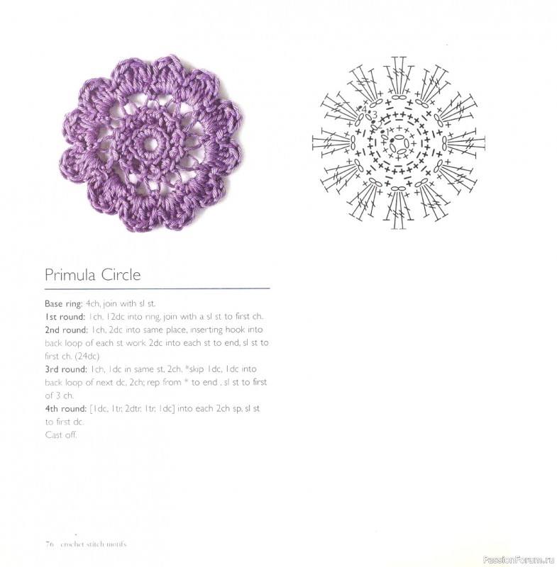 Вязаные проекты в книге &laquo;Crochet Stitch Motifs&raquo;.