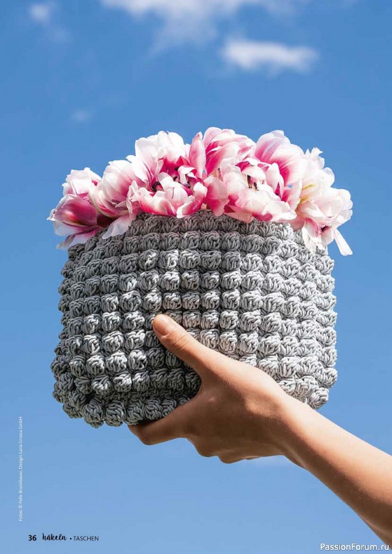 Вязаные проекты в журнале &laquo;Hakeln Spezial №2 2026 - Taschen&raquo;