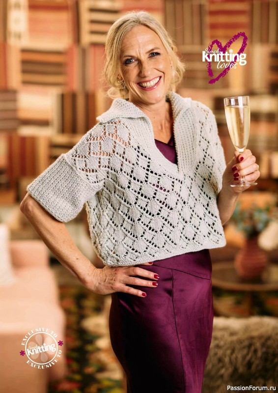 Вязаные проекты в журнале «Simply Knitting №271 2025»