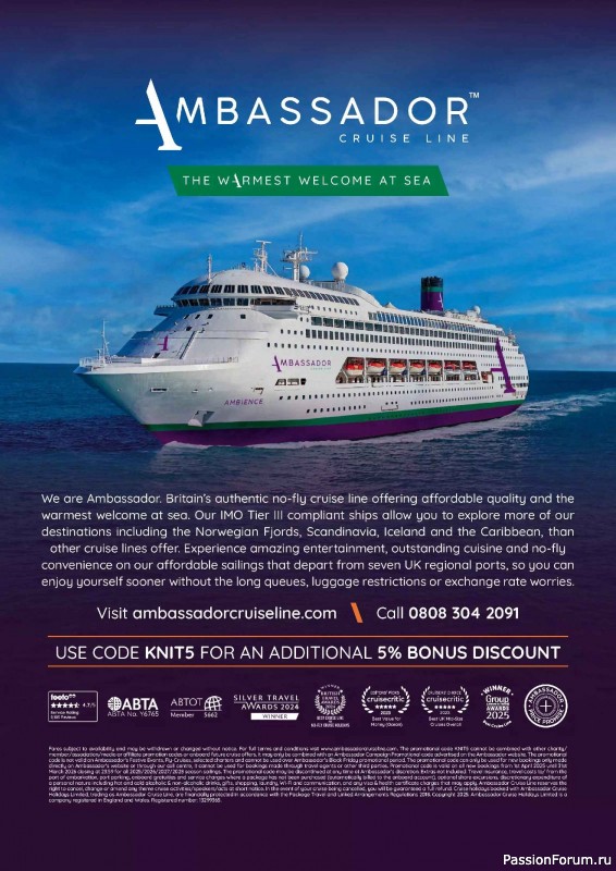 Вязаные проекты в журнале &laquo;Simply Knitting №272 2025&raquo;