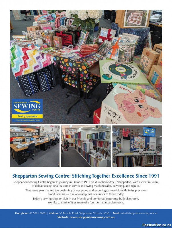 Коллекция проектов для рукодельниц в журнале &laquo;Australian Homespun №232 2026&raquo;