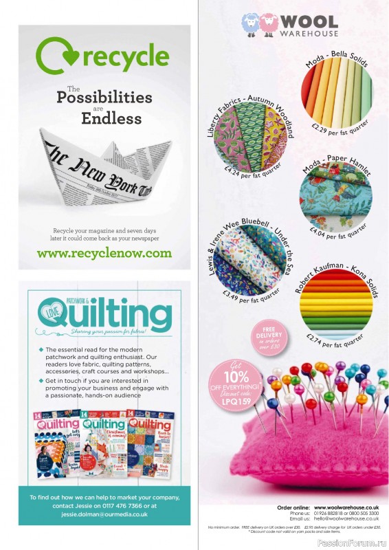 Коллекция проектов для рукодельниц в журнале &laquo;Love Patchwork & Quilting №159 2026&raquo;