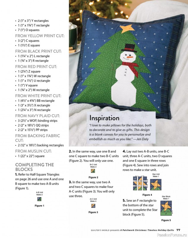 Коллекция проектов для рукодельниц в журнале «Quilter's World Special Edition - Christmas 2025»